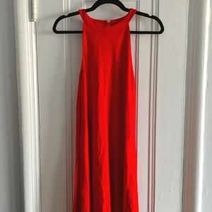 Express Dress - Women's Red Halter Dress